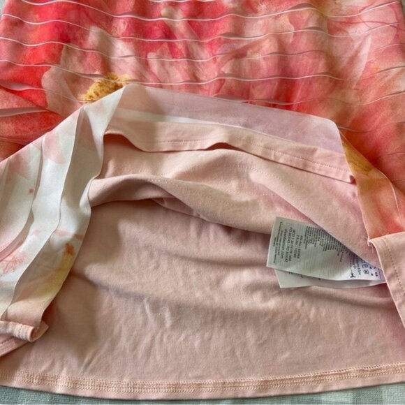 Olsen Europe bandage dress floral pink white feminine summer sleeveless mediu 10 - Picture 6 of 14